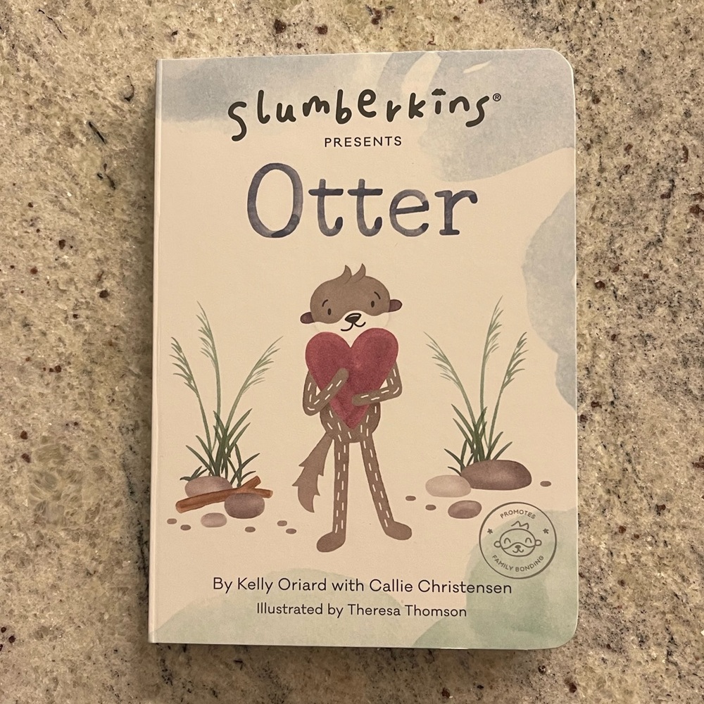 NWT Slumberkins RETIRED Otter Board Book